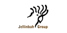 Logo of Jellinbah Group featuring an abstract black and brown design resembling a stylized bird or sun, with the text "Jellinbah Group" beneath it. The background is white.